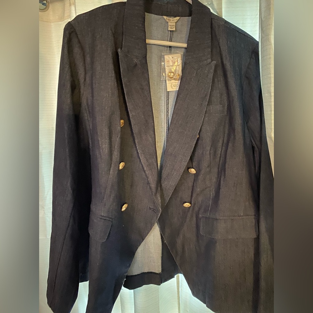 Denim blazer